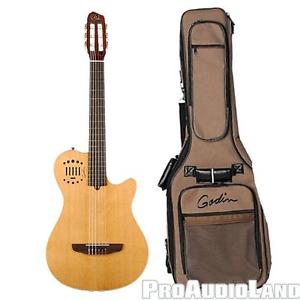 Godin Grand Concert Duet Multiac Guitar Ambiance Natural HG 031498 NEW
