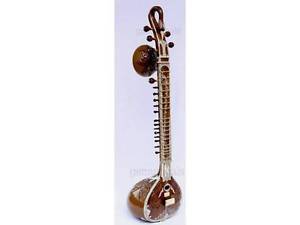 SITAR ROYAL WITH BIRD HEAD-STOCK TEAK WOOD PRO WITH FIBERGLASS CASE GSM002