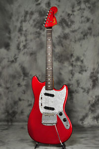 Fender Japan MG69 MH Candy Apple Red w/SoftCase FreeShipping From  JPN Used#G188