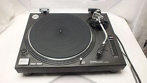 TECHNICS SL-1200 MK2 TURNTABLE BLACK MANUAL READY TO PLAY