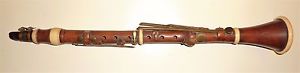 Beautiful Antique early 19th cent. Boxwood Key London Charing Cross Clarinet