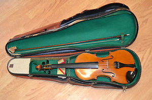 1932 Scottish 4/4 Fiddle  labeled S Fitzsimmons p.patent 18684 Linthouse Glasgow