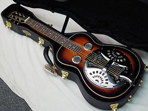 GOLD TONE PBS-M Paul Beard square-neck Mahogany RESONATOR guitar DOBRO w/ CASE