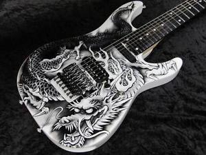Schecter PA-ZK-T7 Original Dragon Graphic Electric Guitar Japan!