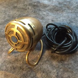 1953 Vintage Goodmans Type Z33 Moving Coil Dynamic Microphone In Original Box