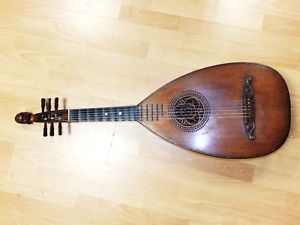 BEAUTIFUL OLD MANDOLIN TIME BIEDERMEIER 120 - 150 YEARS OLD