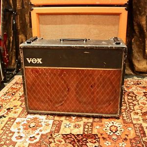 Vintage 1962 Vox AC30 JMI Beige Fawn (Painted) 2x12 Blues Valve Amplifier Combo
