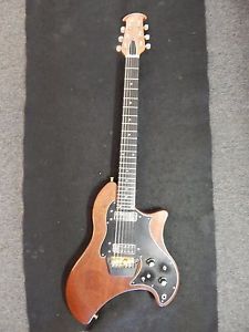 1970'S OVATION BREADWINNER ELECTRIC GUITAR NATURAL MAHOGANY