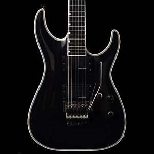 ESP Horizon HRF FR BK In Black With Floyd Rose, Pre-Owned Guitar