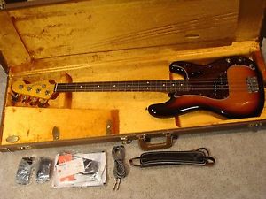 Fender American Vintage 62 Reissue Precision Bass Near Mint Pro Setup! WORLDWIDE