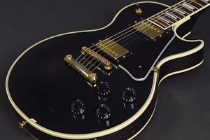 Epiphone Les Paul Custom LPC-80 Ebony Electric Guitar Made in Japan MIJ F/S