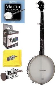 Gold Tone Model BC-120 - 5 String Open Back Banjo w/Martin Strings + More!!