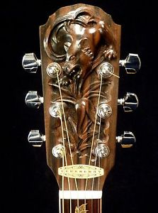 Blueberry New Handmade Grand Concert Guitar "Tiger"  Hard Case& Warranty