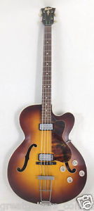 1965 Vintage HOFNER President Bass 500-5 Original  Sunburst finish. New case