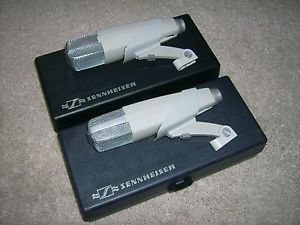 2 SENNHEISER MD 421-2 unbenutzt aus altem Lagerbestand 2 MD421-2 (NOS) lesen !!!