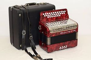 WELTMEISTER DIATONIC BUTTON ACCORDION/Simmilar Hohner corona/DHL  SHIPPING/
