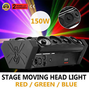 LASER SPIDER MOVING HEAD LIGHT DMX512 AUTOMATIC DISCO PARTY FREE SHIPPING