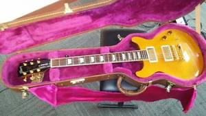 2004 Gibson Les Paul Standard Double Cut Plus Trans Amber w/ hard case