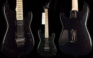 Jackson USA Custom Shop San Dimas BLACK METALLIC HOLOFLAKE Electric Guitar