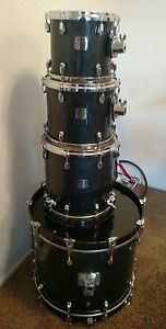 Yamaha Beech Custom Absolute Drums 10, 12, 14, 22