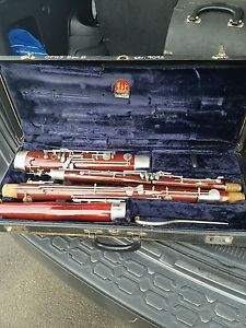 Vintage Conn Bassoon W/ Bocal And Case Made in Germany 9092