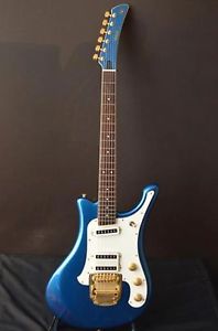 YAMAHA SGV700 Samurai guitar Blue Original pickup with case EMS tracking ship