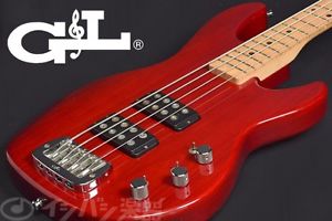G&L L-2000 Clear Red Used Bass Guitar Free Shipping from Japan #b178