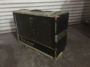 1964 Selmer Zodiac Twin 30 2x12 Croc Skin Guitar Amp Combo Rare