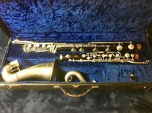 Vintage Selmer Low C Wooden Bass Clarinet Professional