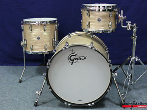Gretsch USA Brooklyn Shellset in "Cream Oyster"  -  20,12,14"