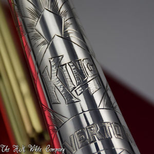 Vintage King H. N. White “Silver Tone” Master Model Cornet Fantastic Condition