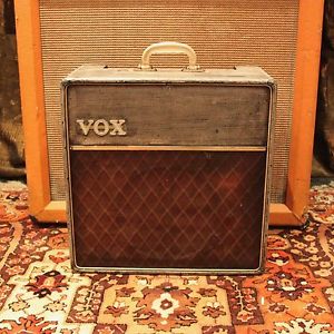 Vintage 1961 Vox AC10 Fawn 'Thin Edge' Single 1x10 Valve Amplifier REFURBISHED
