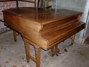 HOPKINSON overstrung ROLLER grand 5ft wallnut average condition can del £450buy