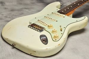 Fender Custom Shop 1960 Stratocaster Relic Olympic White  Free Shipping
