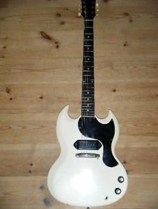 Vintage  GIBSON Original Late 1963 1964? SG Junior WHITE Custom Color Ship