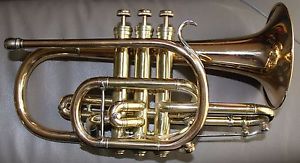 Deutsches B Kornett Bb Cornet ECKENSBERGER CHEMNITZ Handmade in Germany