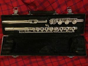 Yamaha Flute (385II) - Open Hole, Silver Head, B Foot