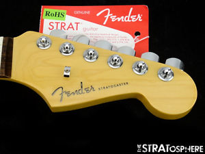 American Fender ELITE Stratocaster Strat NECK + LOCKING TUNERS USA Rosewood