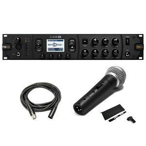 Line 6 POD HD Pro X Multi-Effects Processor With Microphone And Cable