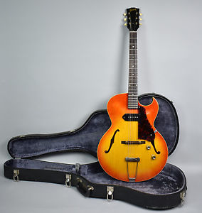 1964 Gibson ES-125TC Vintage Hollowbody Sunburst Electric Archtop Guitar W/HSC