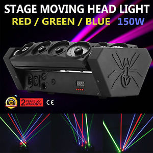 LASER SPIDER MOVING HEAD LIGHT PARTY LAMP SOUND CONTROL STAGE LIGHT HOT