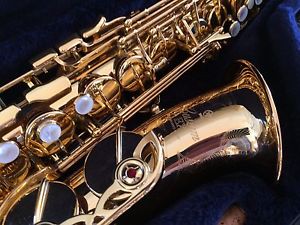 EXCELLENT Yamaha YAS875-EX Custom Alto Saxophone w/G1 neck in original case
