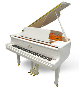 Schiller Leipzig Baby Grand 5 FT White Polish