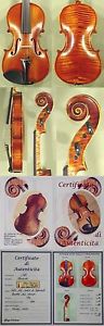HANDmade FLAMED 15" Maestro 'GLIGA' ANTIQUED VIOLA from ViolinsLover