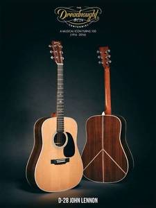 Martin Gitarre D-28 John Lennon "weltweit die Nr.175" Neuvorstellung Messe 2016