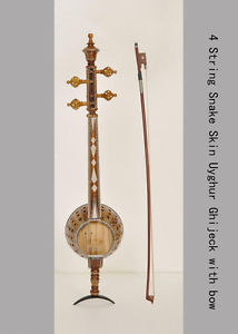 4 STRING SNAKE SKIN UYGHUR GHIJACK W/BOW
