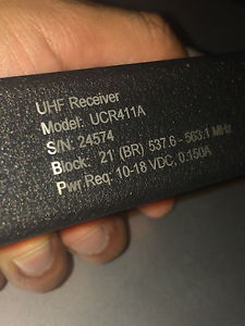Lectrosonics UCR411A Digital Hybrid Wireless Microphone Receiver (Block 21)