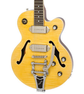 Epiphone Wildkat E-gitarre, Antiker Natürlich, Bigsby (NEU)