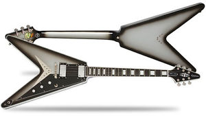 Ephiphone Brent Hinds Mastodon Silverburst Signature Flying V Electric Guitar