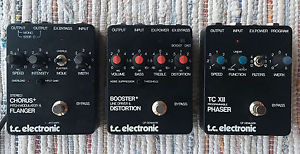 TC Electronic Booster, Linedriver & Distortion - SCF - XII Phaser, 1980s Denmark